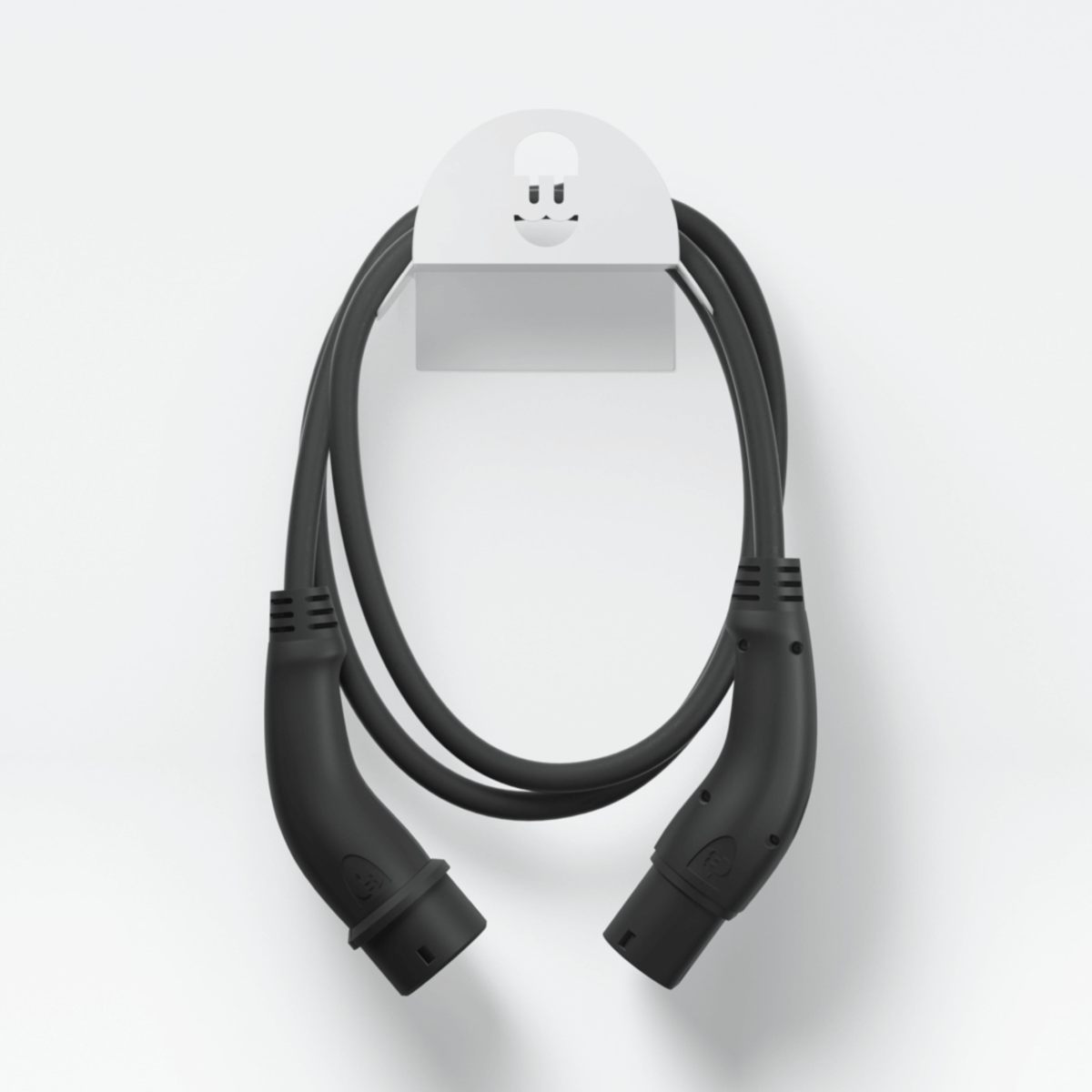 Wallbox Cable Holder Metallic White Black