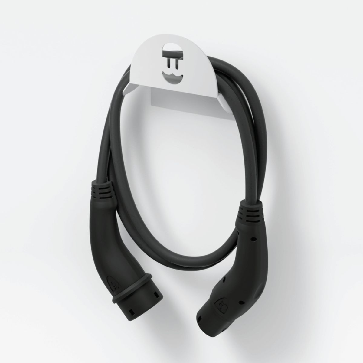 Wallbox Cable Holder Metallic White Black