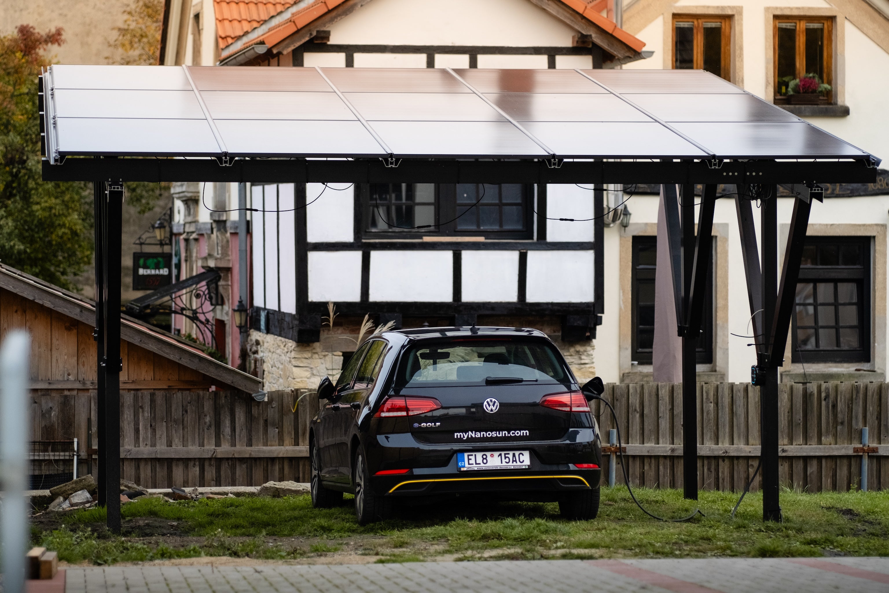 nanocarport Solar Carport for 2 cars